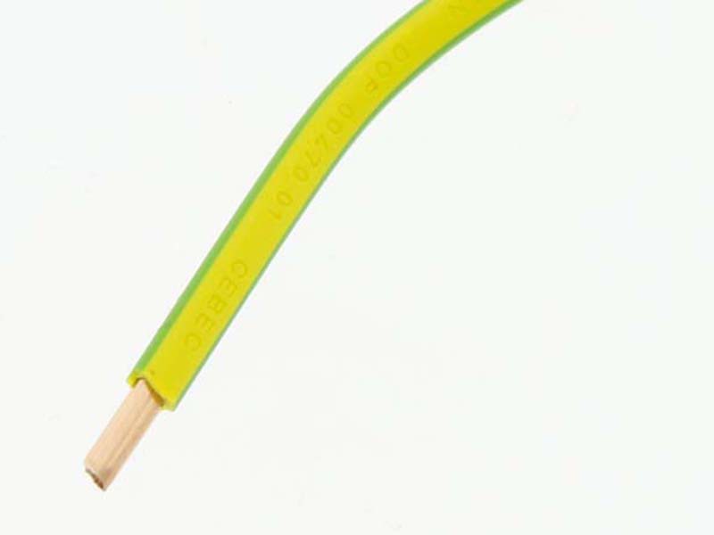 VOB 6 mm² geel - groen 10 m